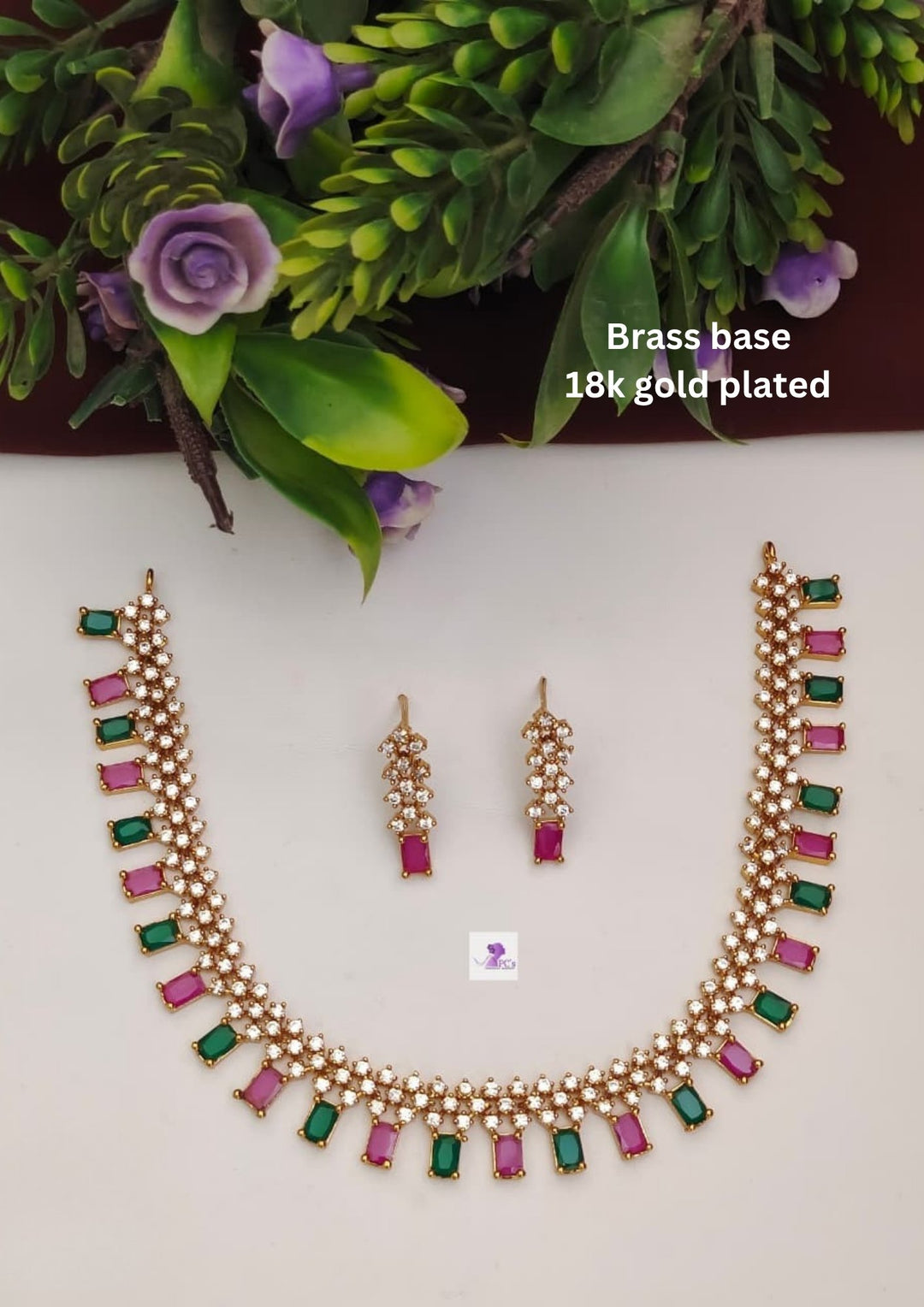 Kundan Necklace with Earrings s140011