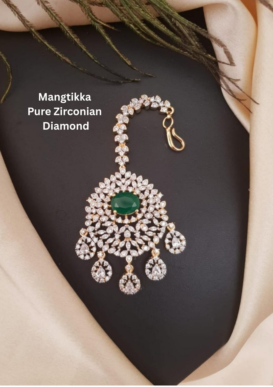 Pure Zirconian Diamond Mangtikka g10650