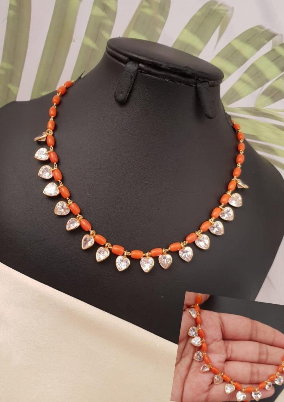 Kundan & Beads Necklace g10799
