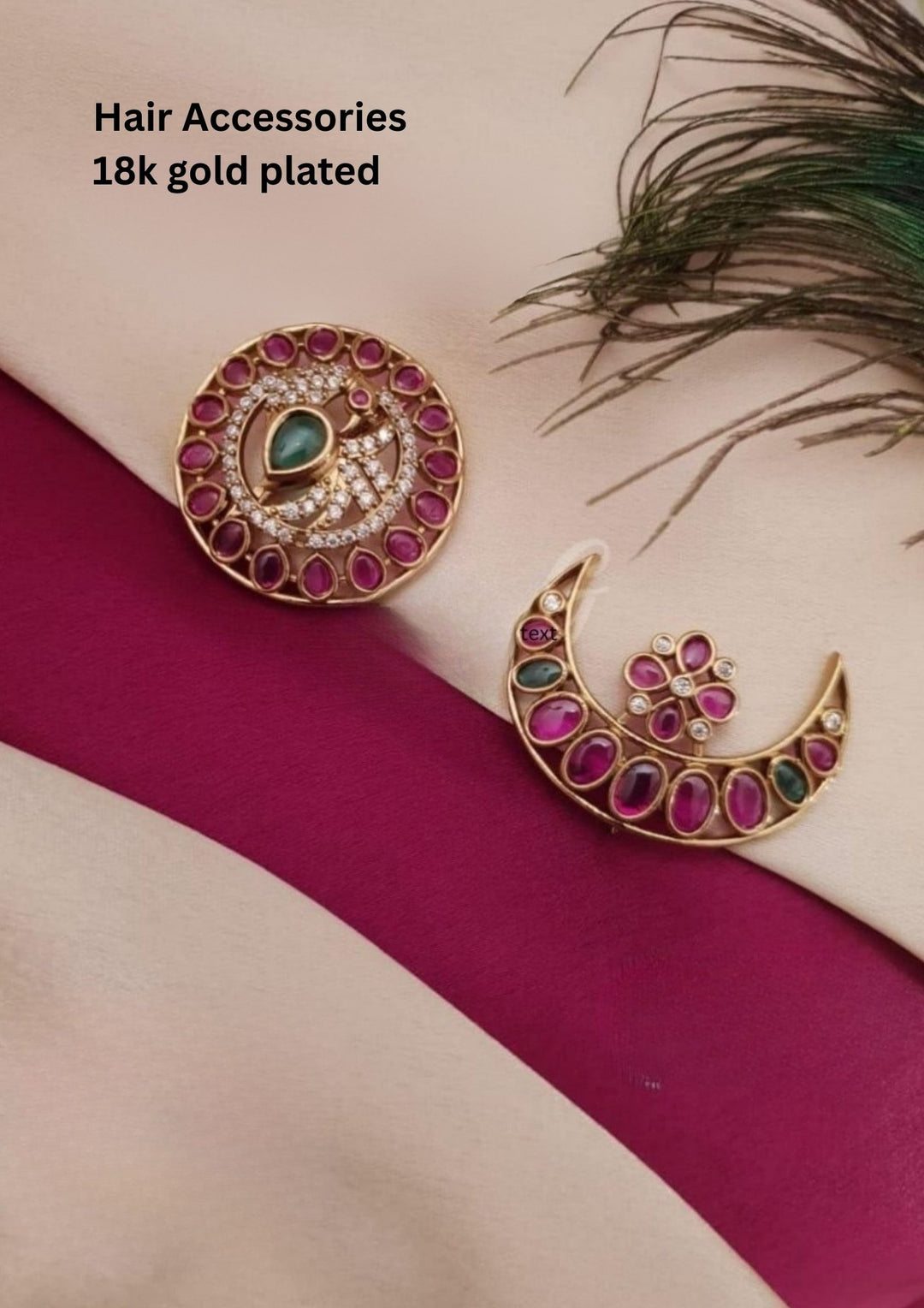 Kundan Stone Hair Accessories g 10599