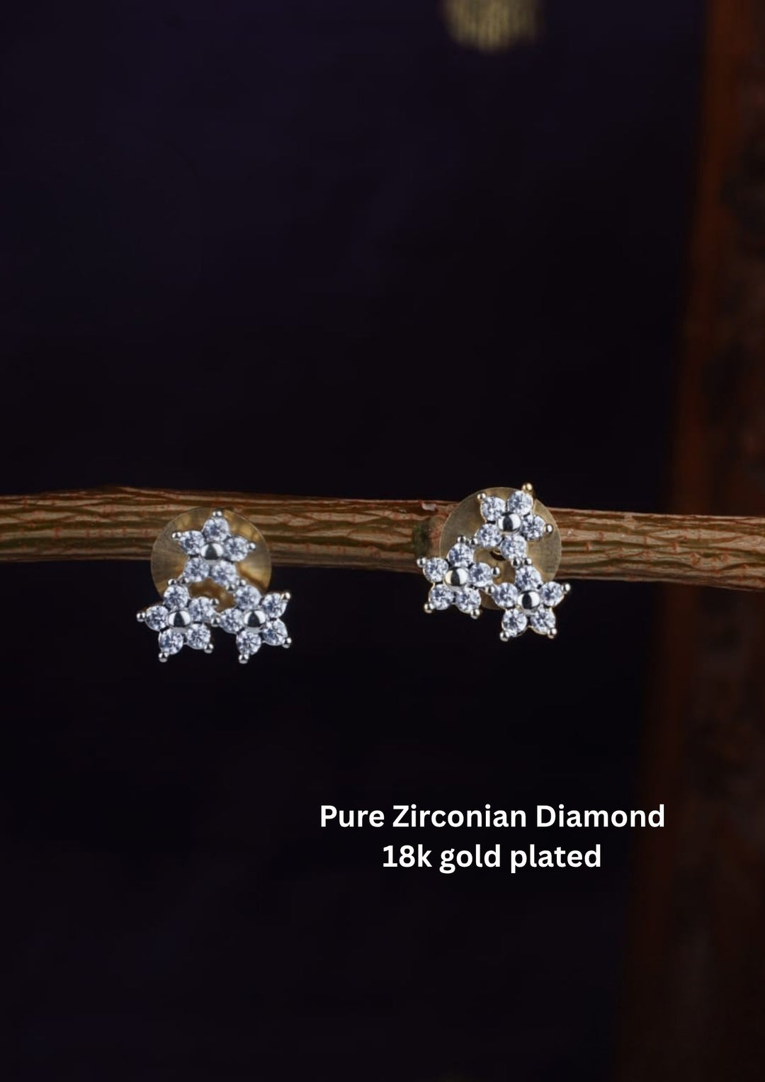 Pure Zirconian Diamond Studs c102020