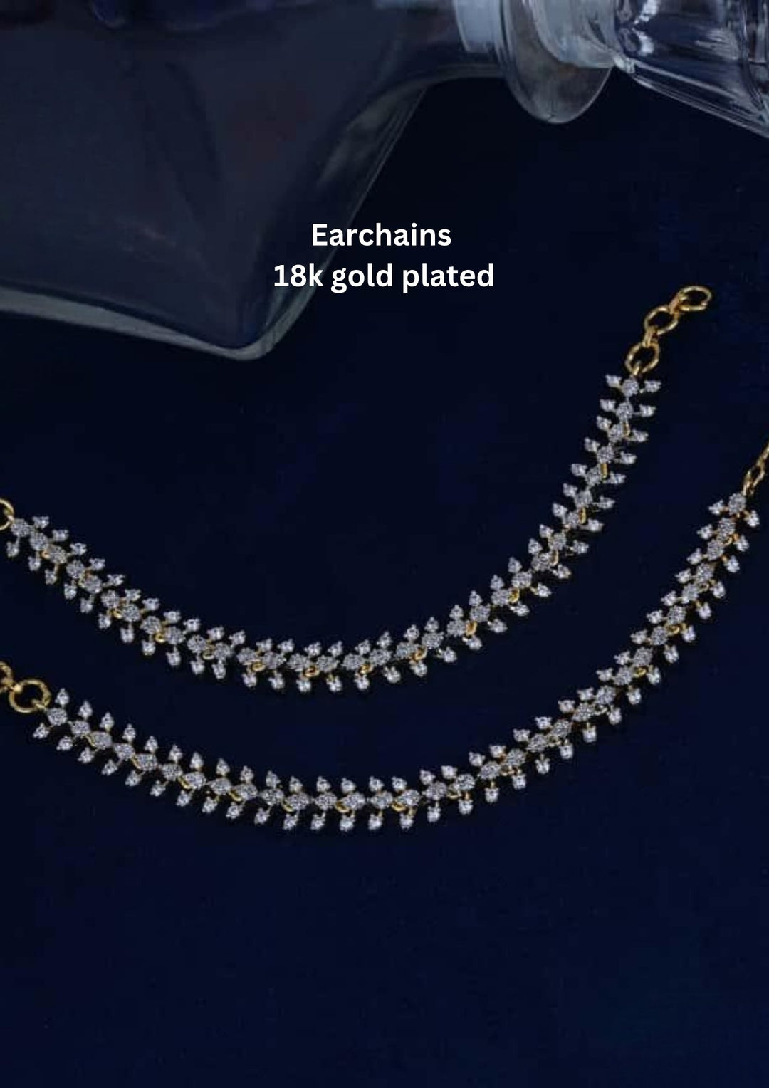 Kundan Earchains c107020
