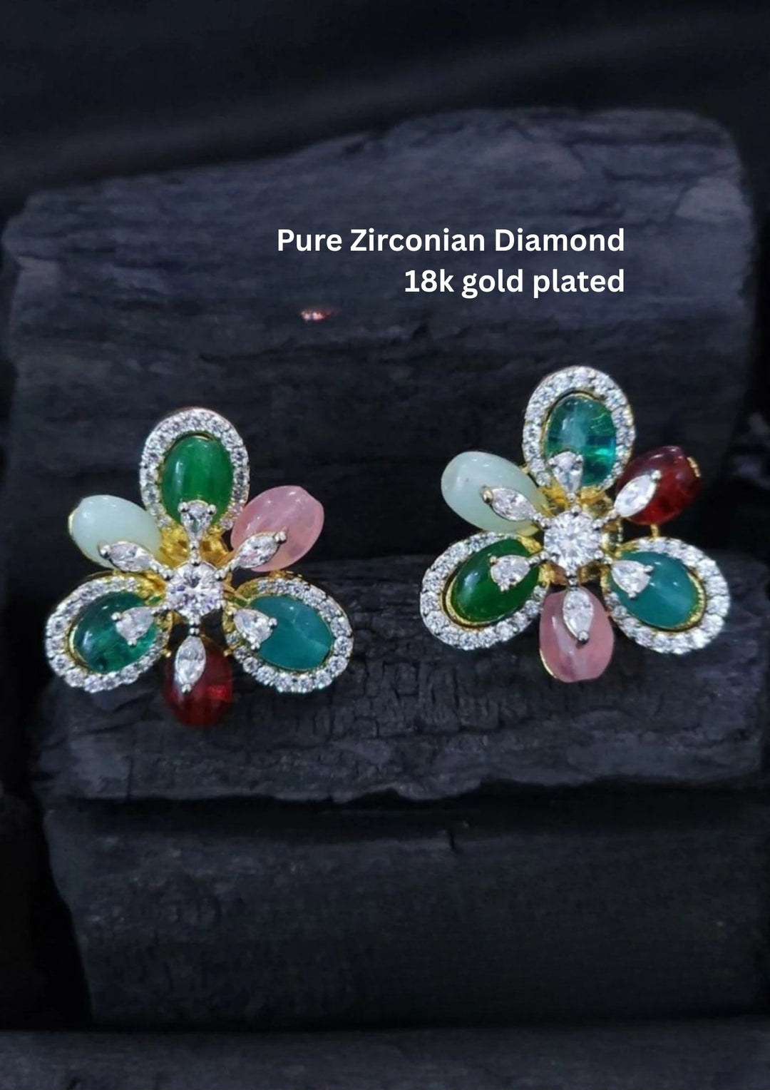 Kundan Stone Earrings r 10360