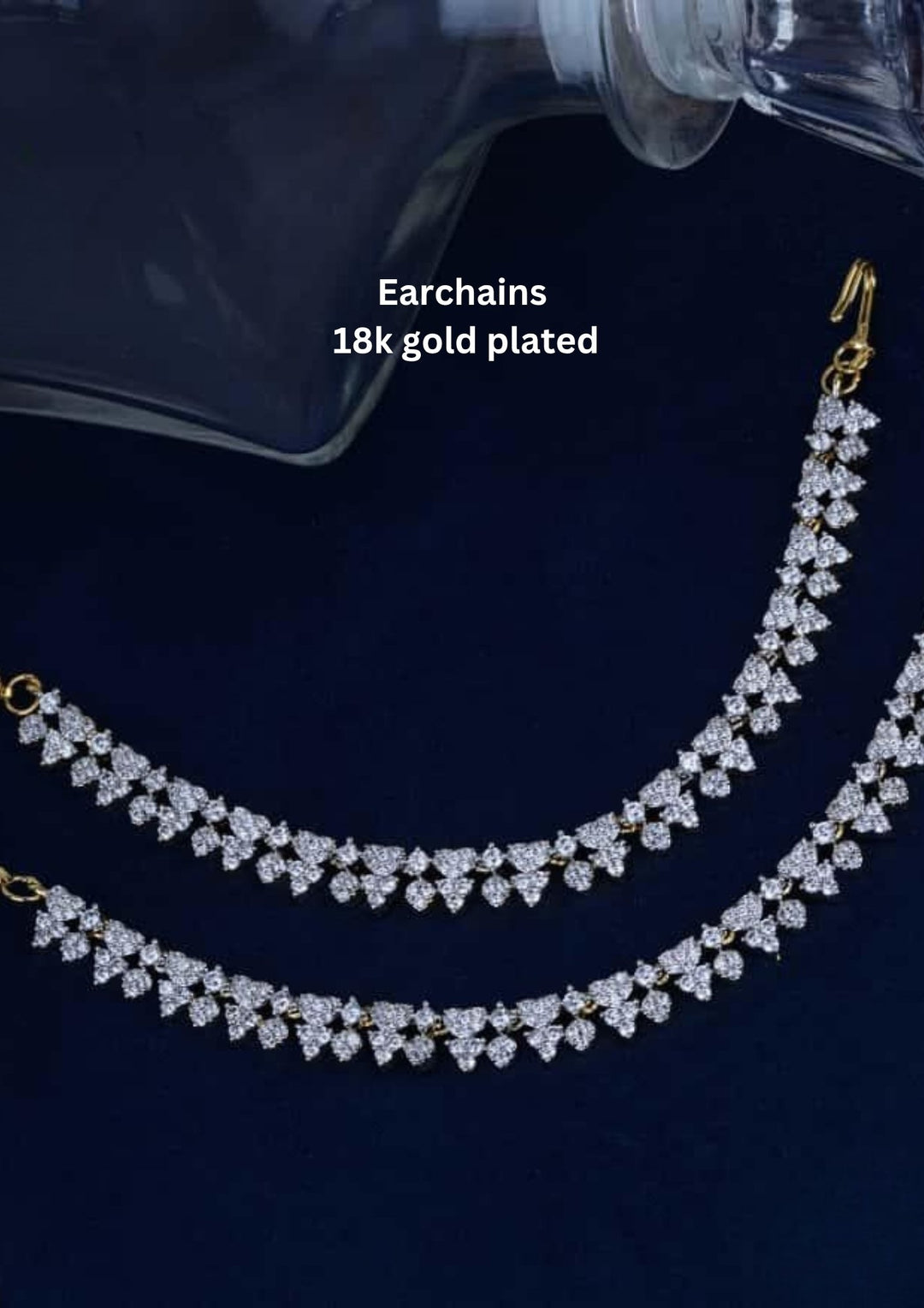 Kundan Earchains c107020