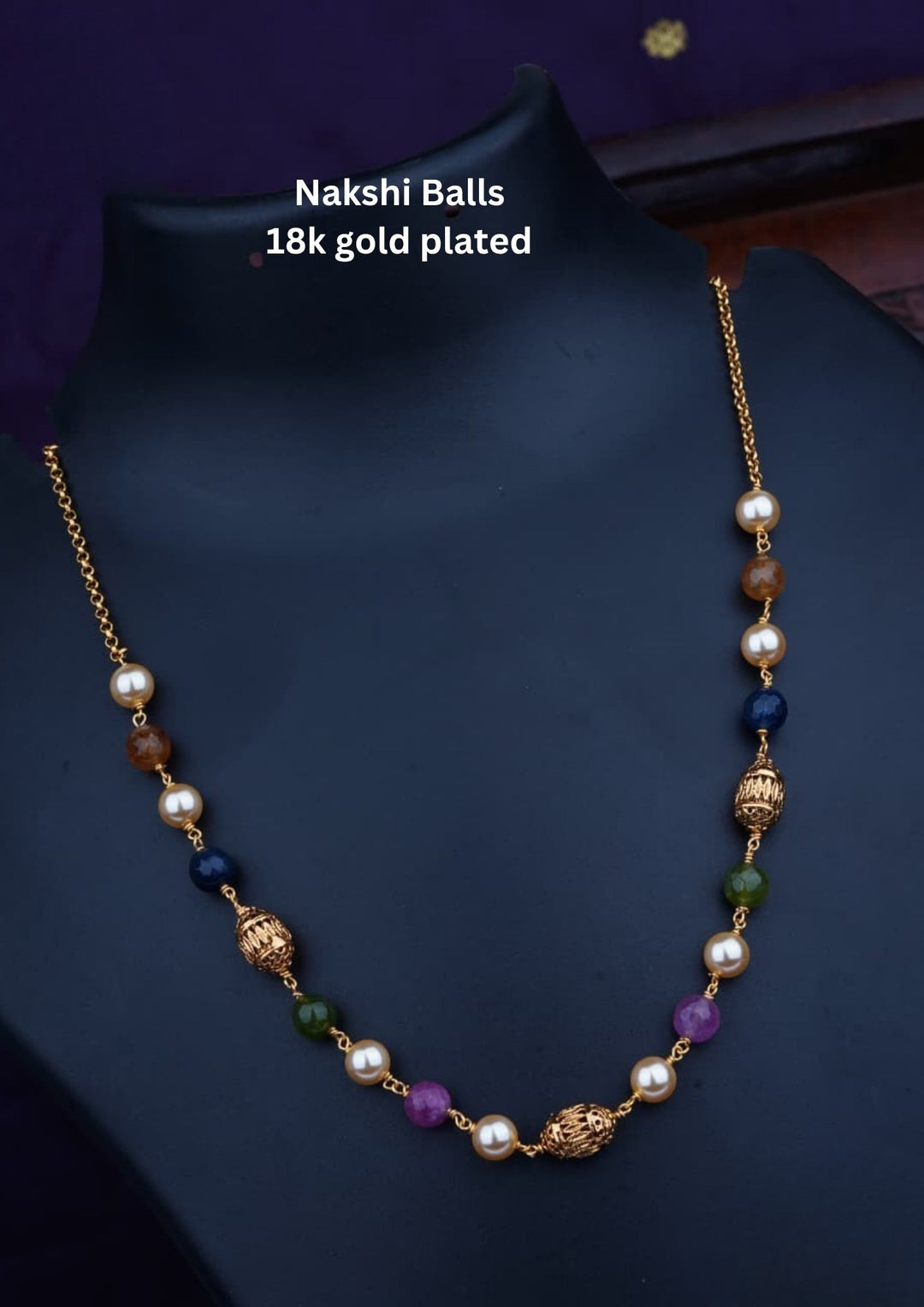 Nakshi Balls & Beads Necklace c103520