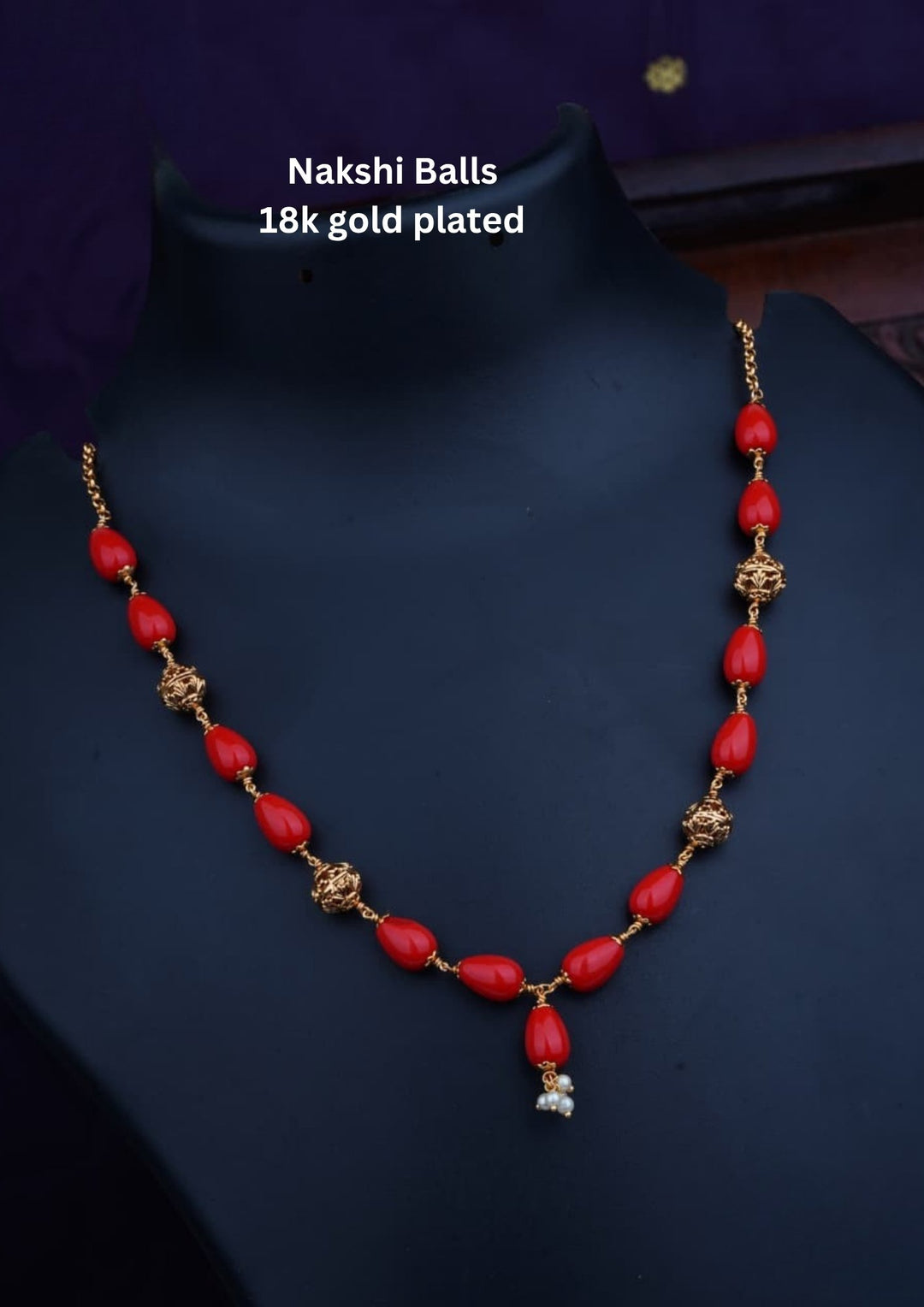 Nakshi Balls & Beads Necklace c104520