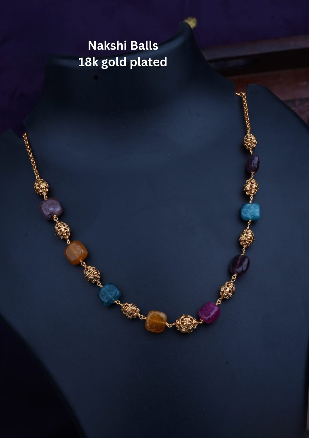 Nakshi Balls & Beads Necklace c104520