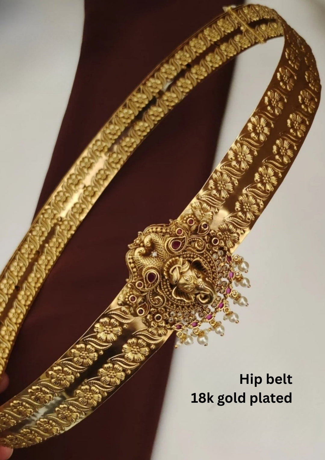 Kundan Temple Hipbelt (Vaddanam) s210571
