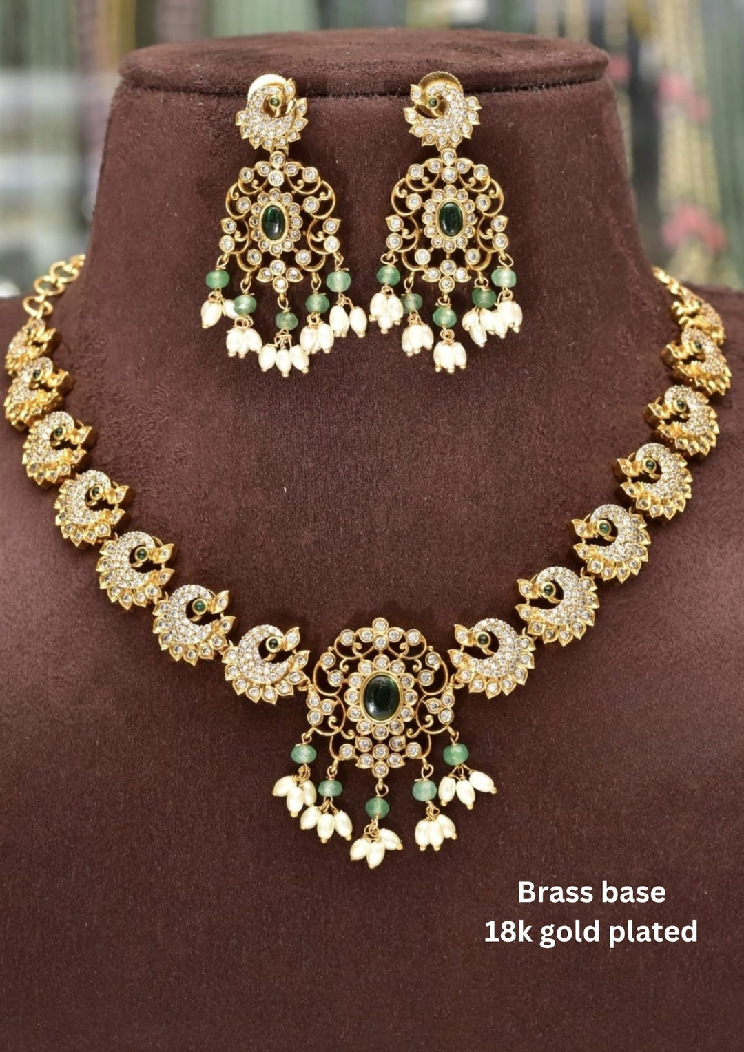 Kundan Necklace with Earrings yle310