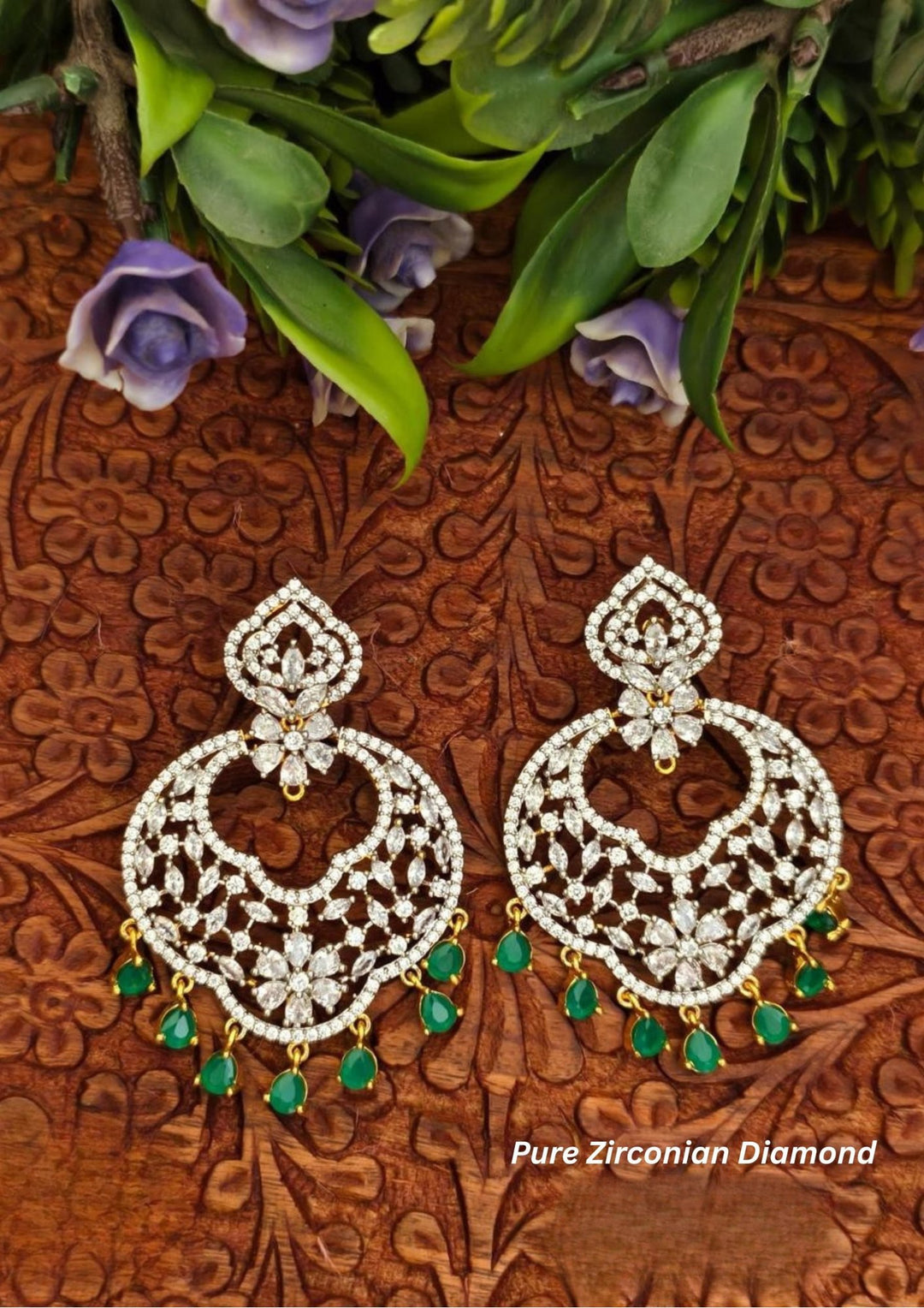 Pure Zirconian Diamond Earrings s140011