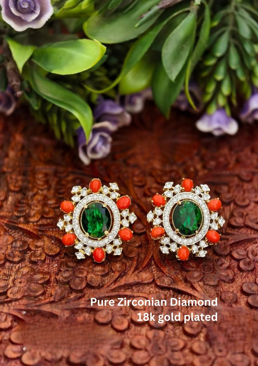 Kundan Studs s 90056