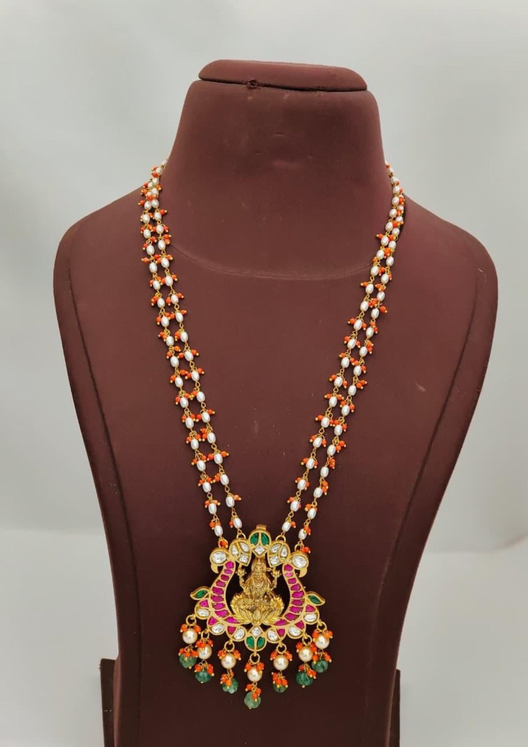 Kundan Temple Necklace s 260522