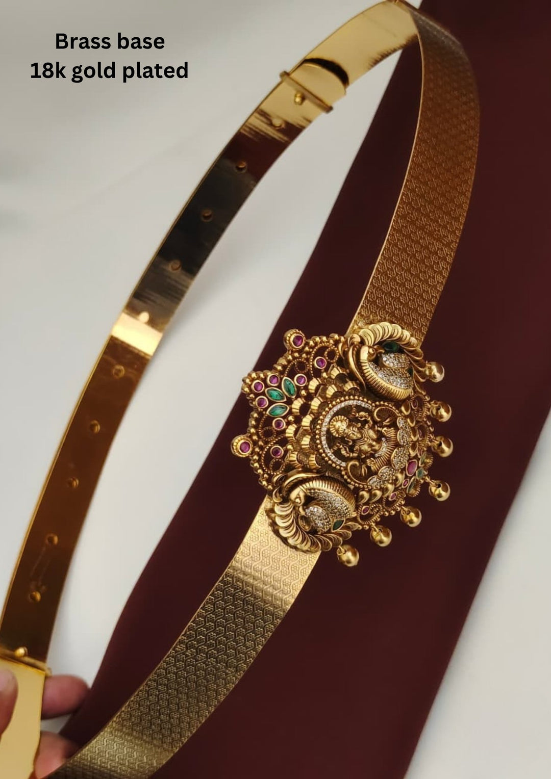 Kundan Temple Hipbelt (Vaddanam) s230991