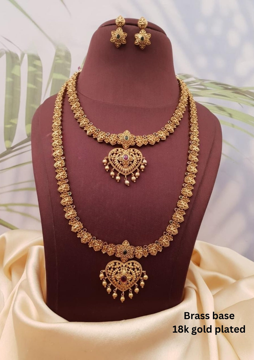 Kundan Necklace with Earrings  g102650