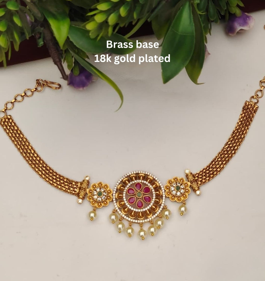 Kundan Necklace s75005