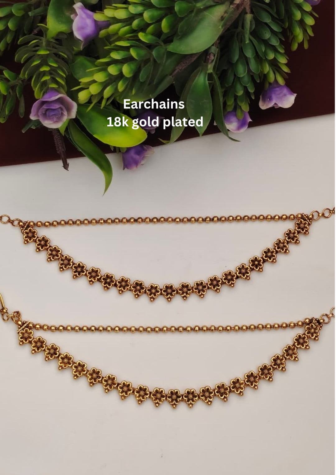 Kundan Earchains s130099