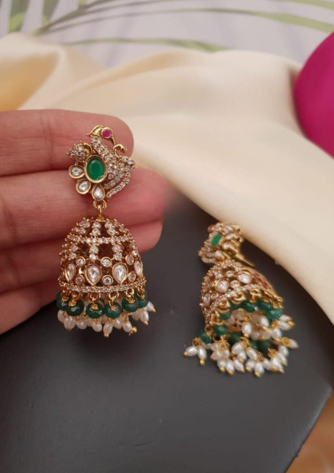Kundan Jhumka g10699