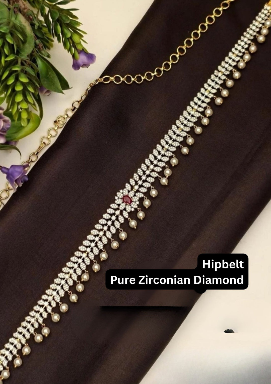 Pure Zirconian Diamond  Hipbelt (Vaddanam) s250012