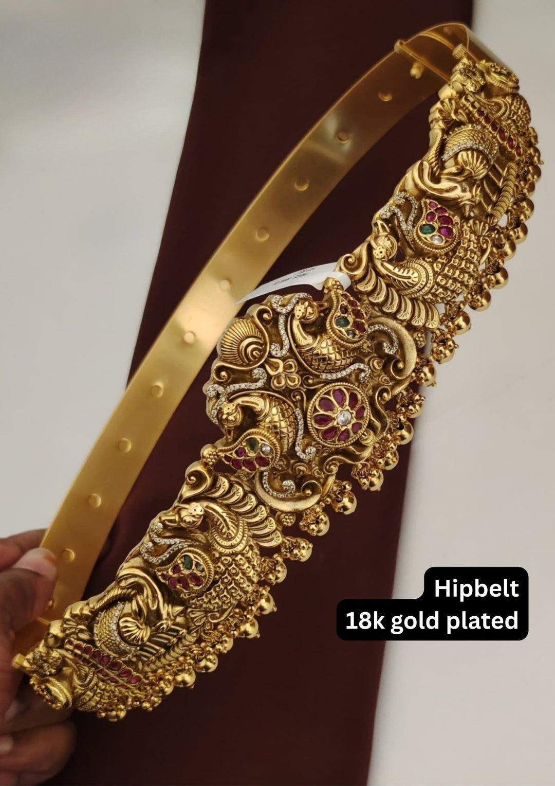 Kundan & Beads Hipbelt (Vaddanam) s540005