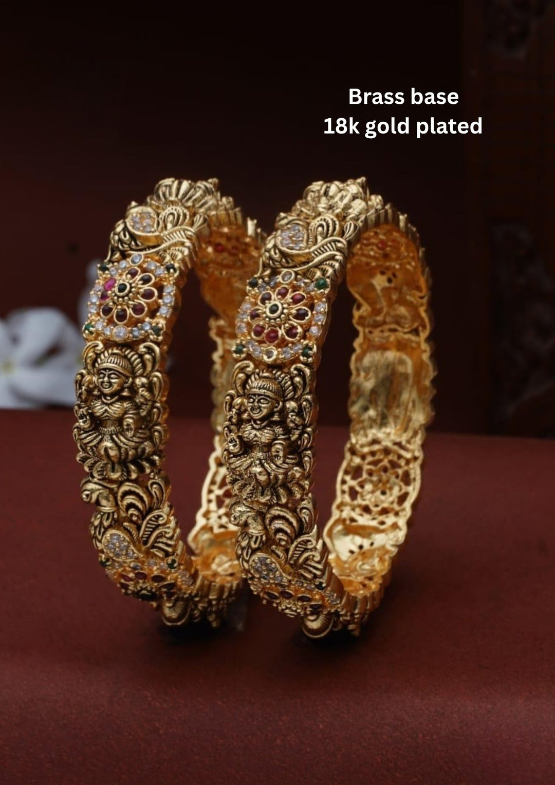Nakshi Kundan Bangles ( set of 2 ) c107520