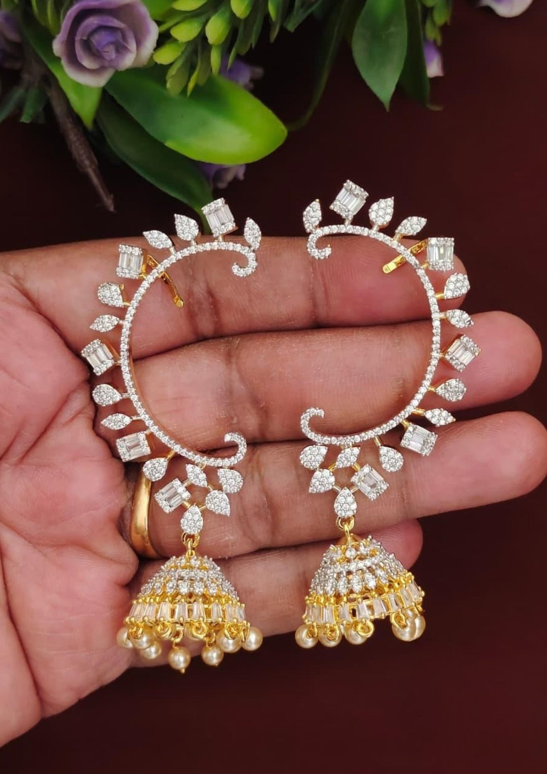 Pure Zirconian Diamond Earrings s200061