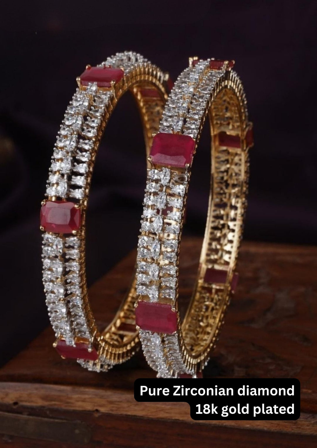 Pure Zirconian Diamond Bangles c 1015020