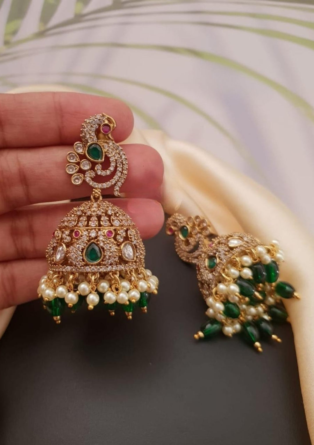 Kundan Jhumka g101020