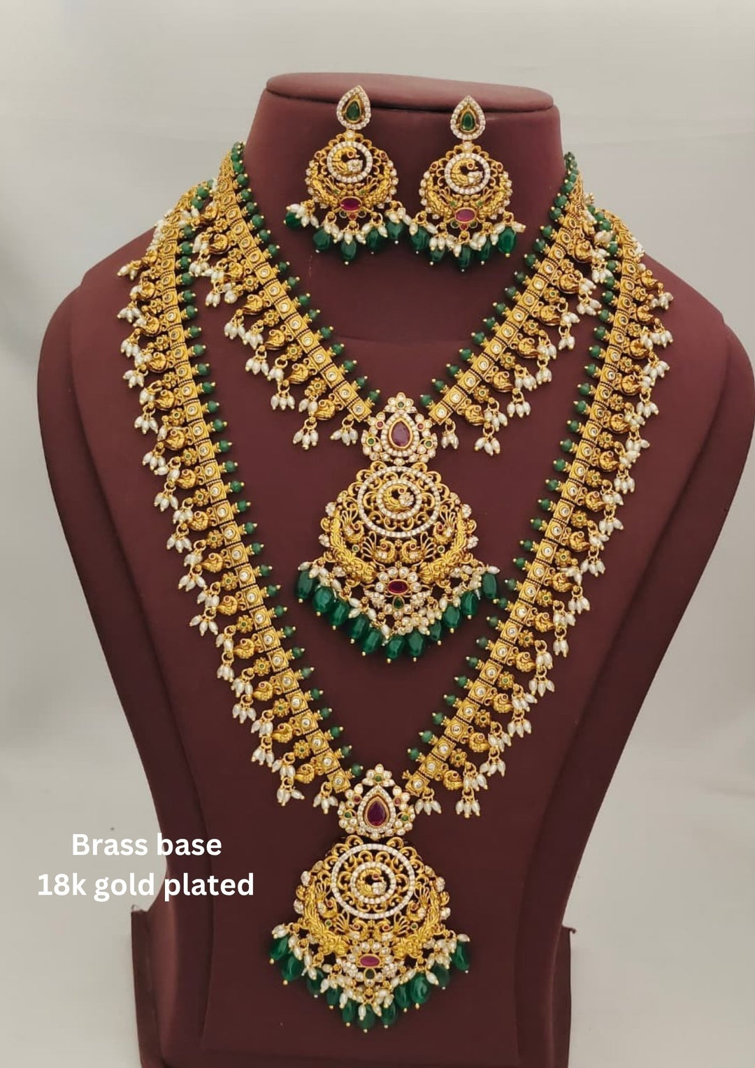 Kundan Necklace with Earrings s460024