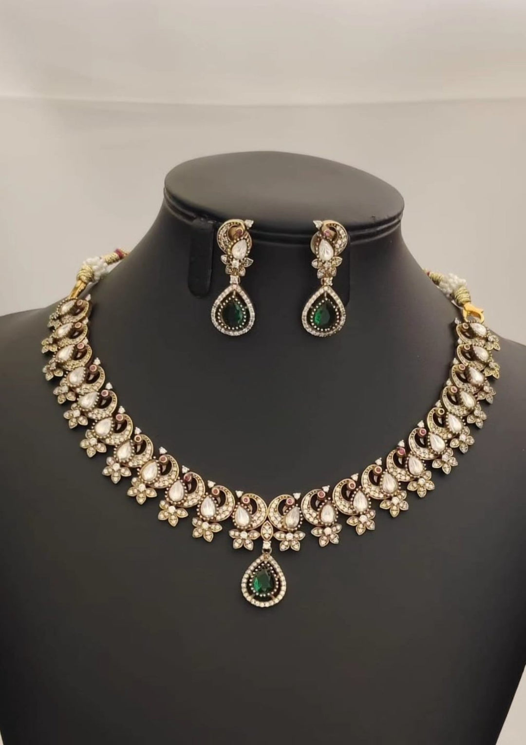 Pure Zirconian Diamond Necklace With Earrings s150511