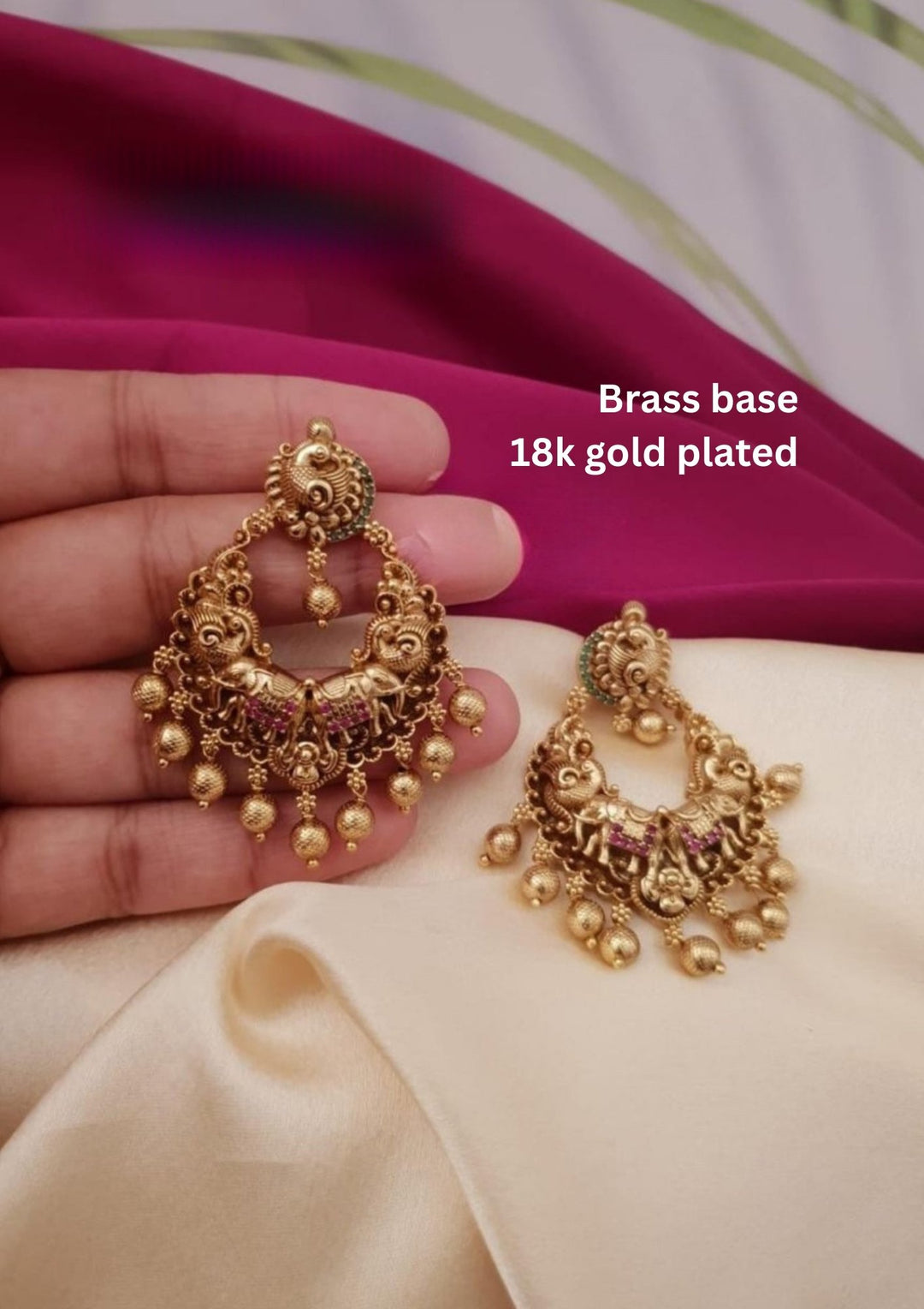 Kundan Earrings  g 10750