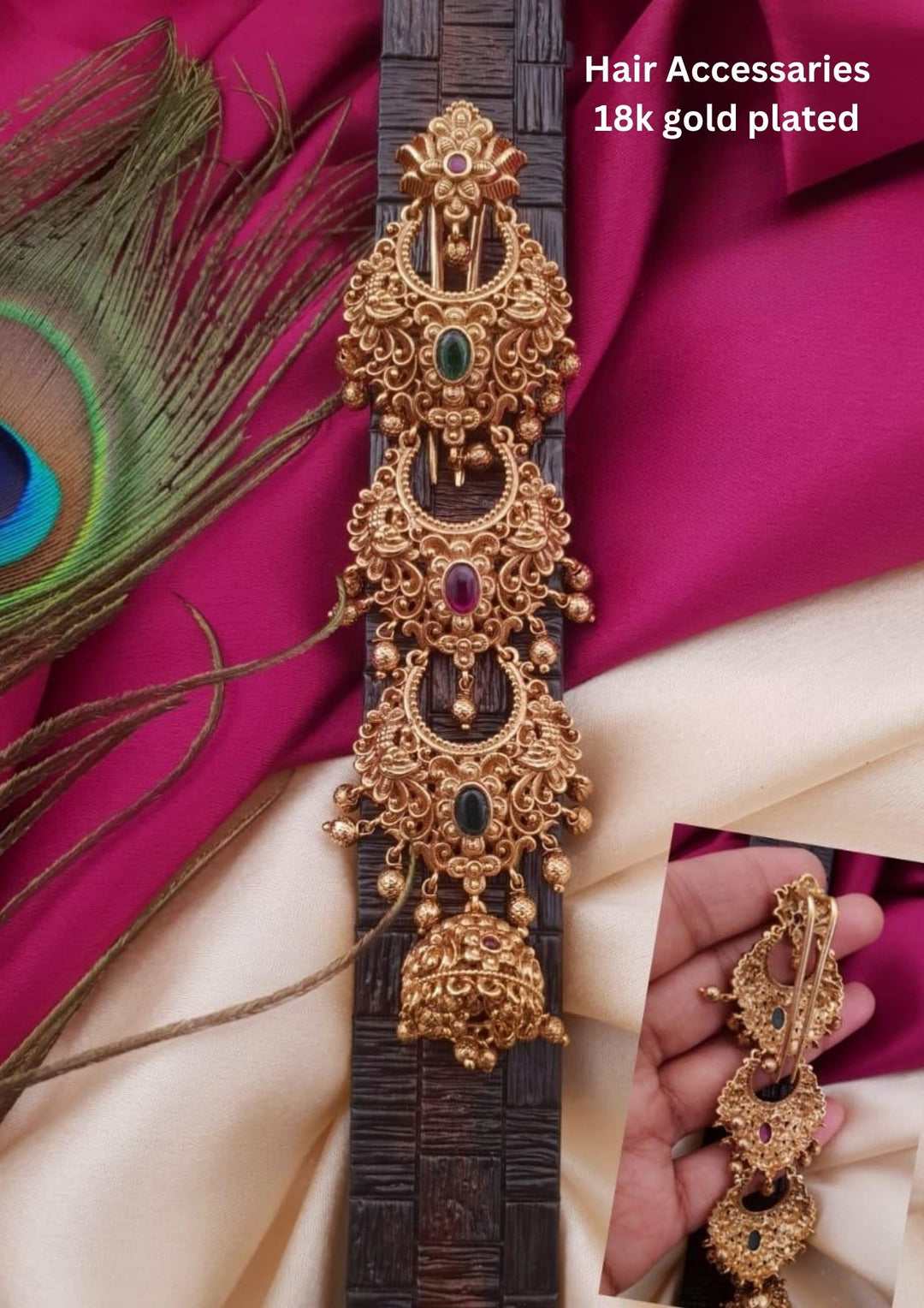 Kundan Hair Accessaries g10700