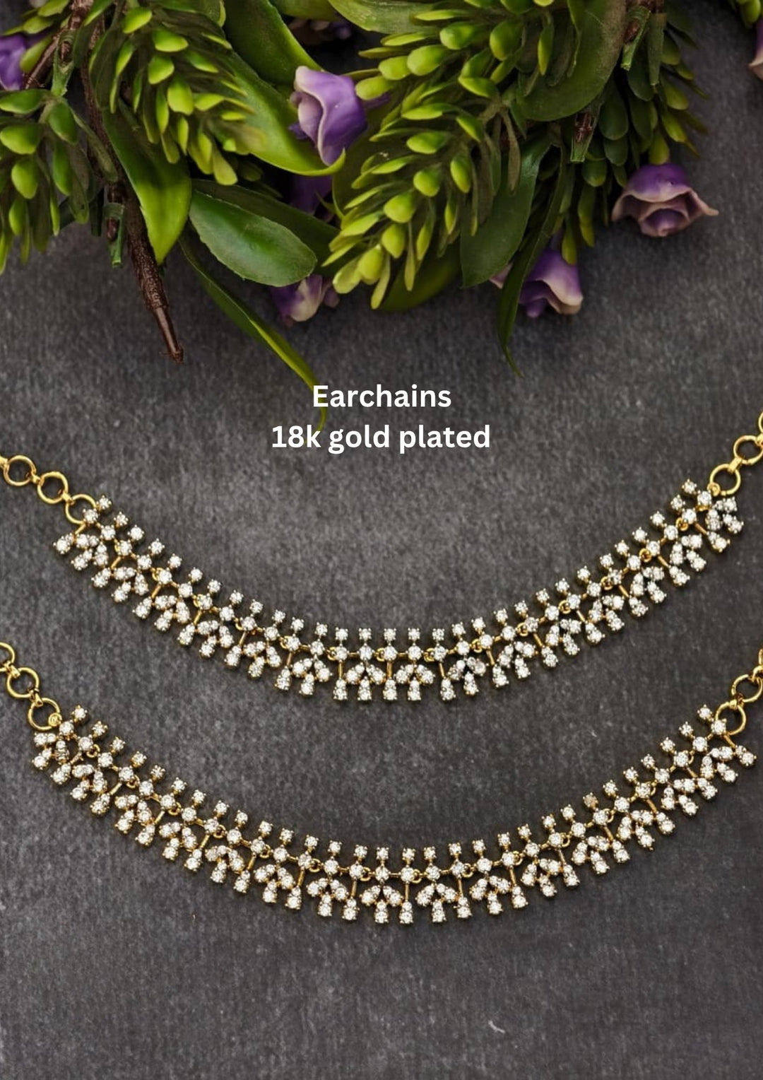 Kundan Earchains s130059