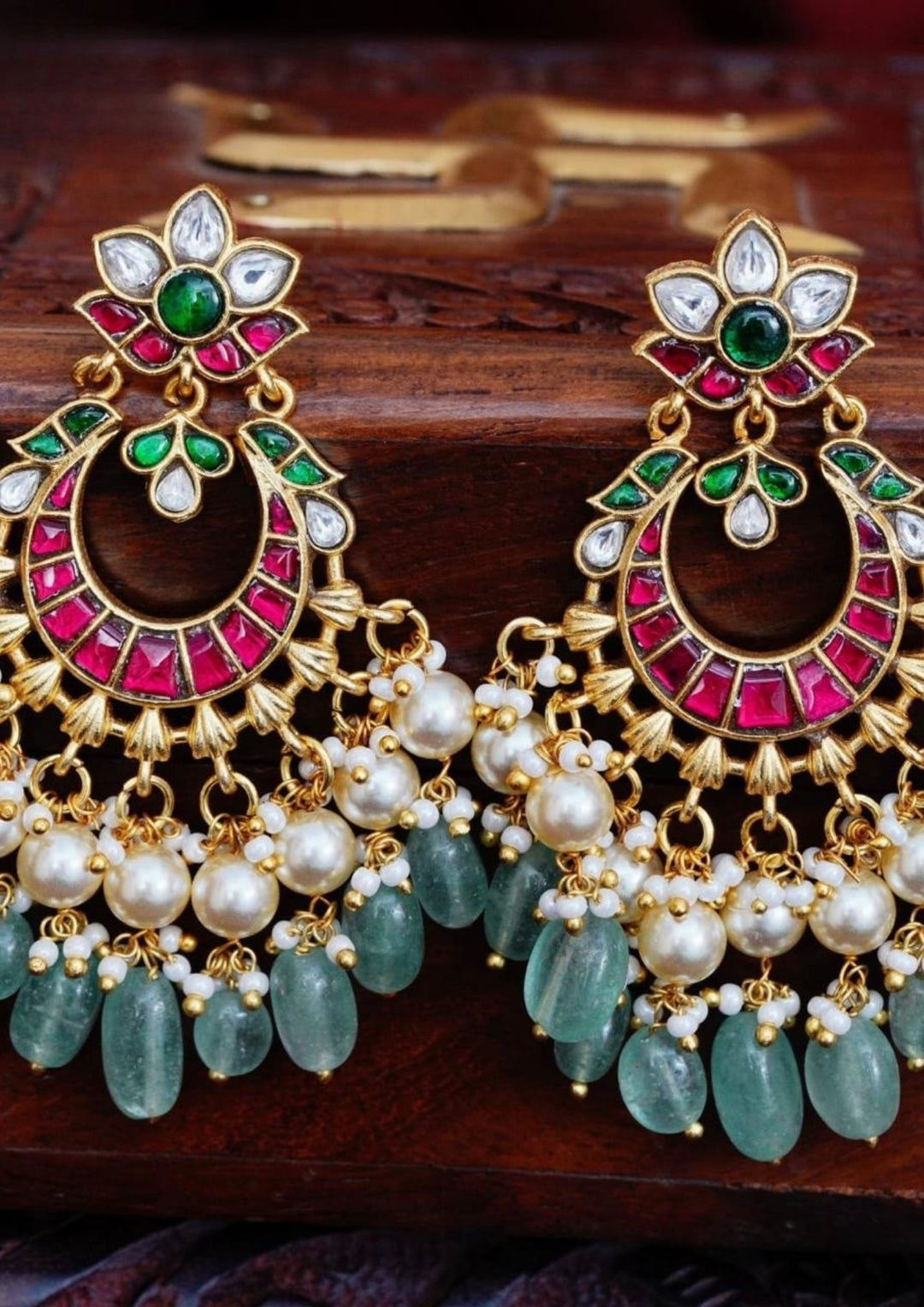 Jadau Kundan Earrings yle400
