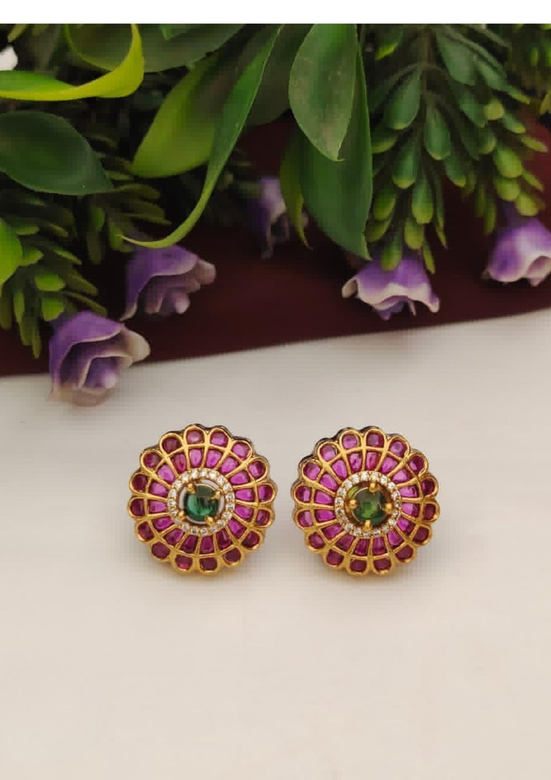 Kundan Studs s75055