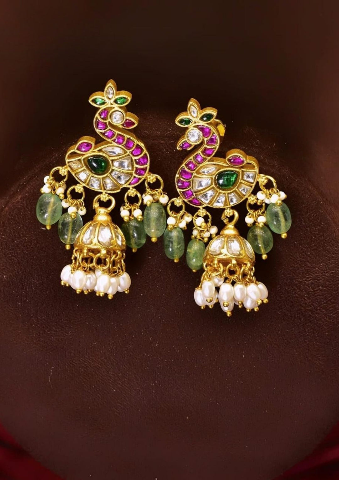 Jadau Kundan Jhumkas yle365