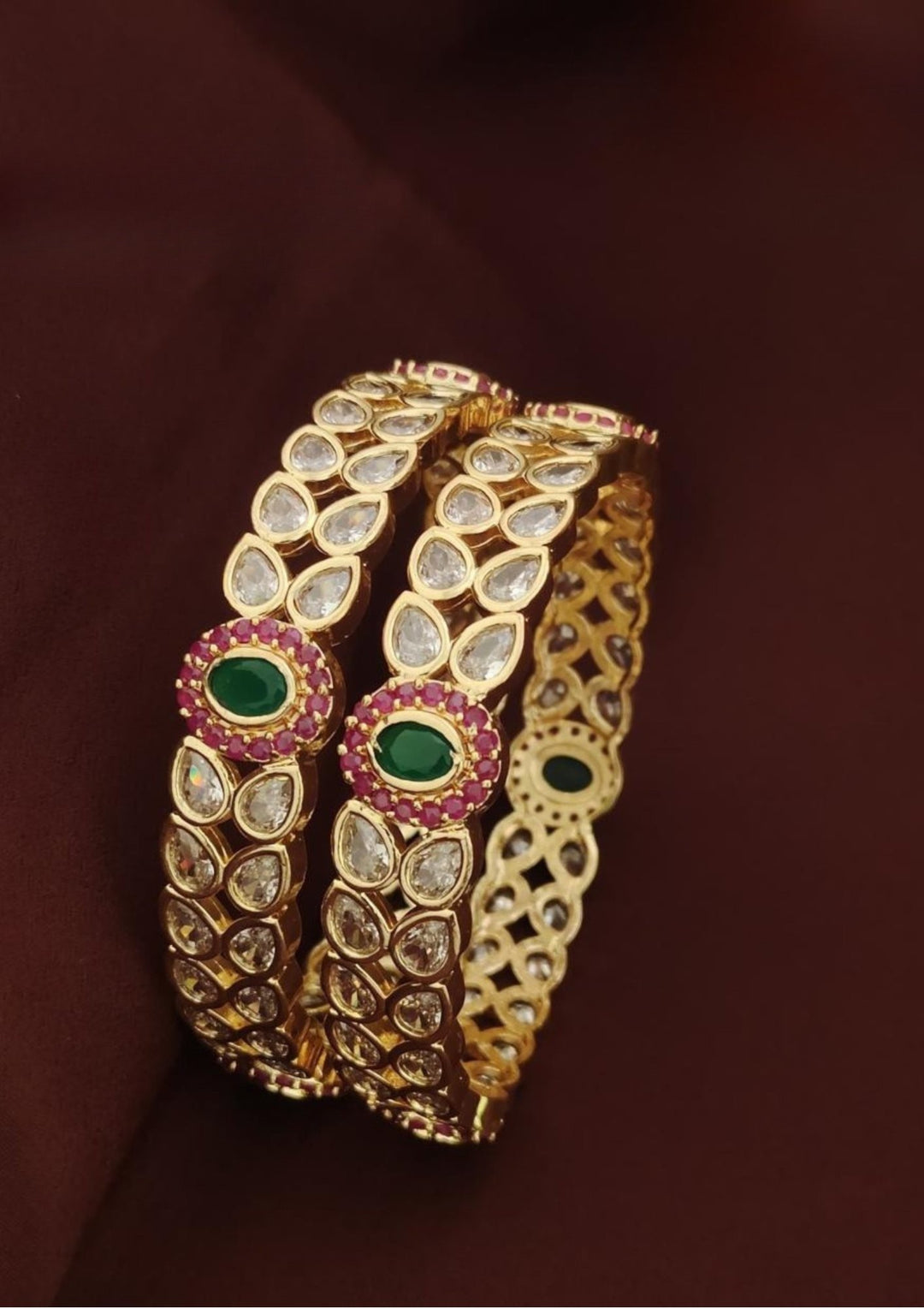 Kundan Bangles  s 140501