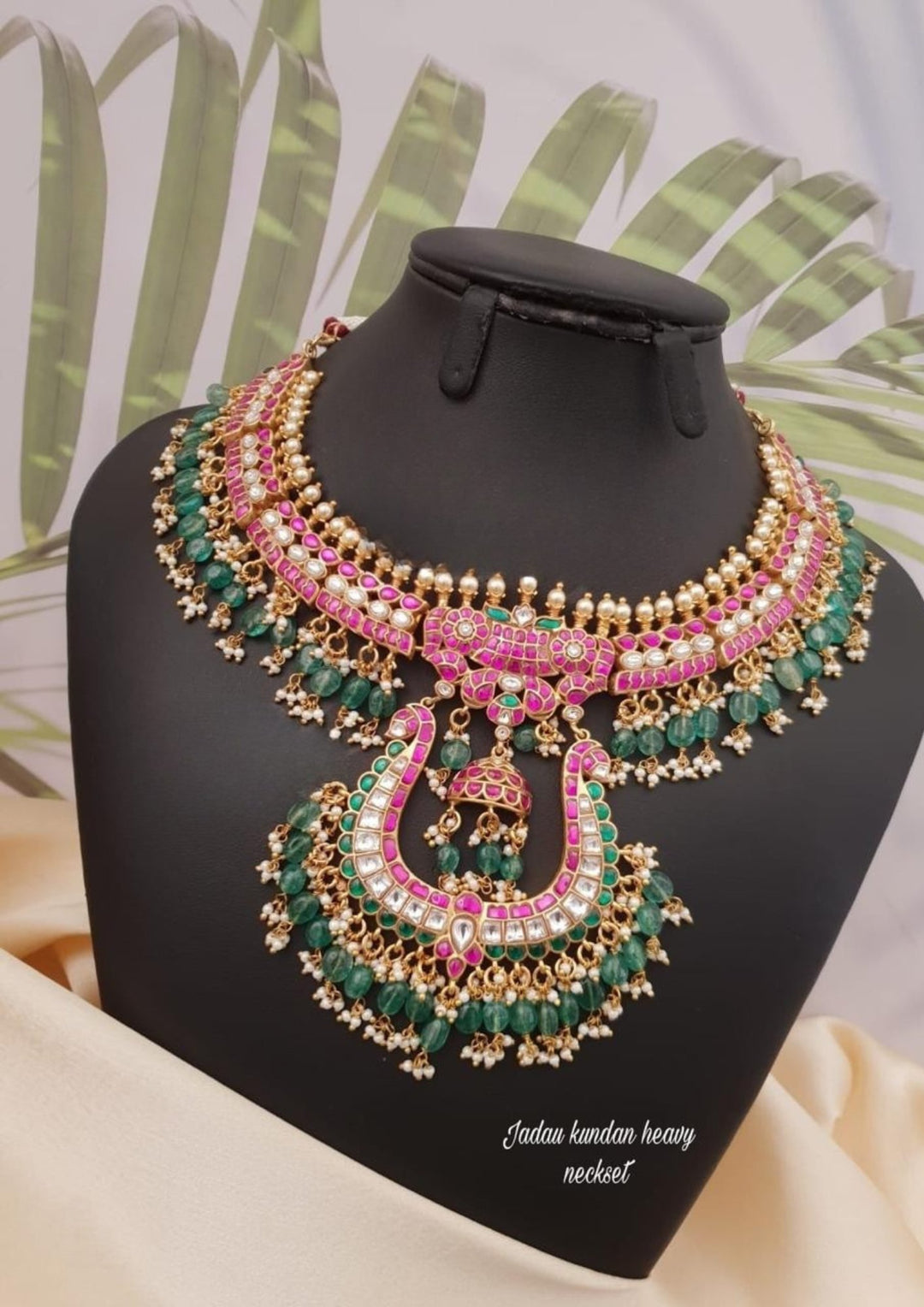 Jadau Kundan  Necklace Set g107500