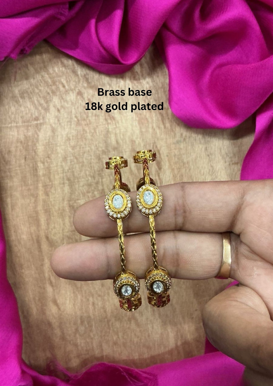 Kundan Bangles (set of 2)  c105020