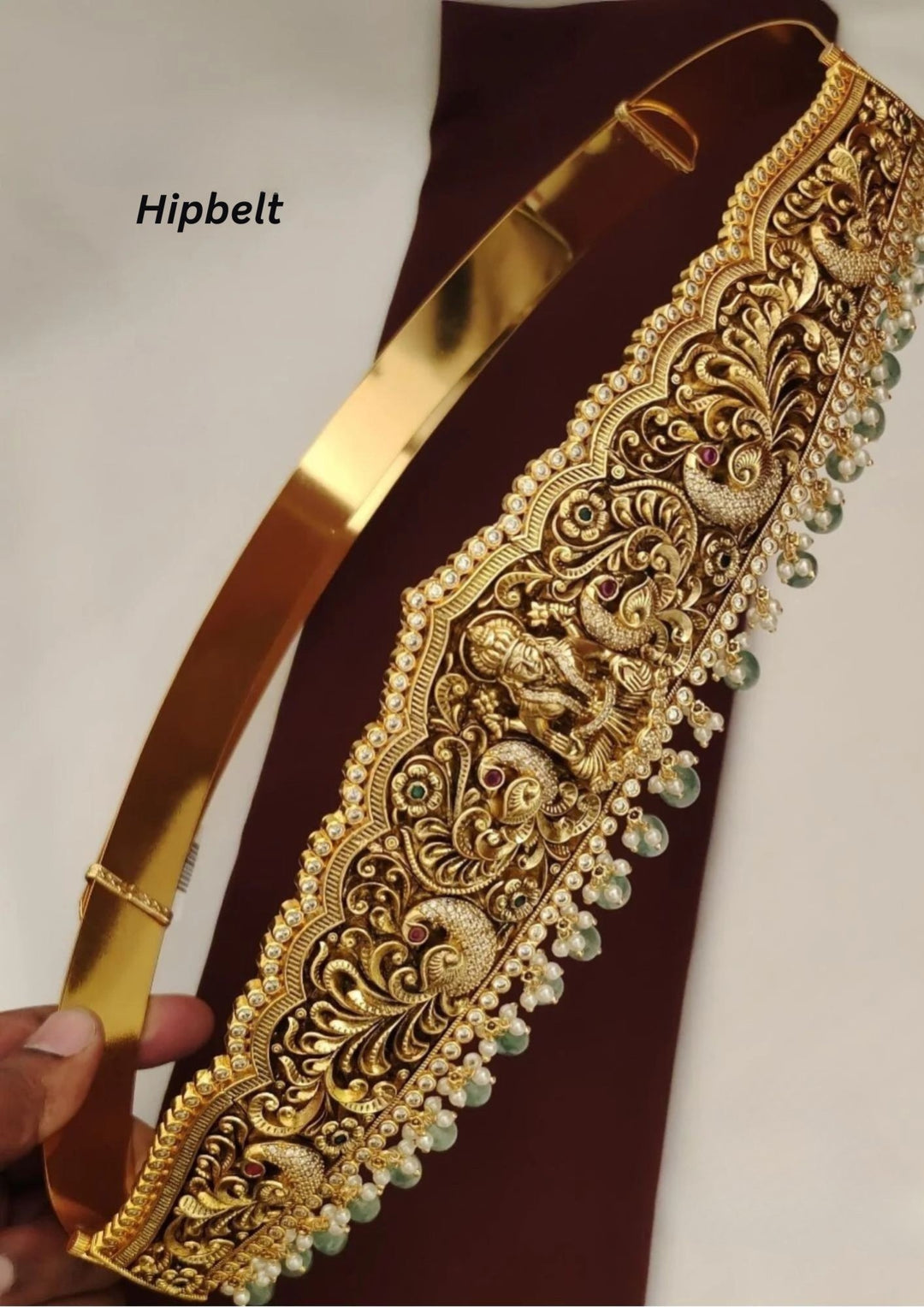 Kundan Temple Hipbelt (Vaddanam)  s500064