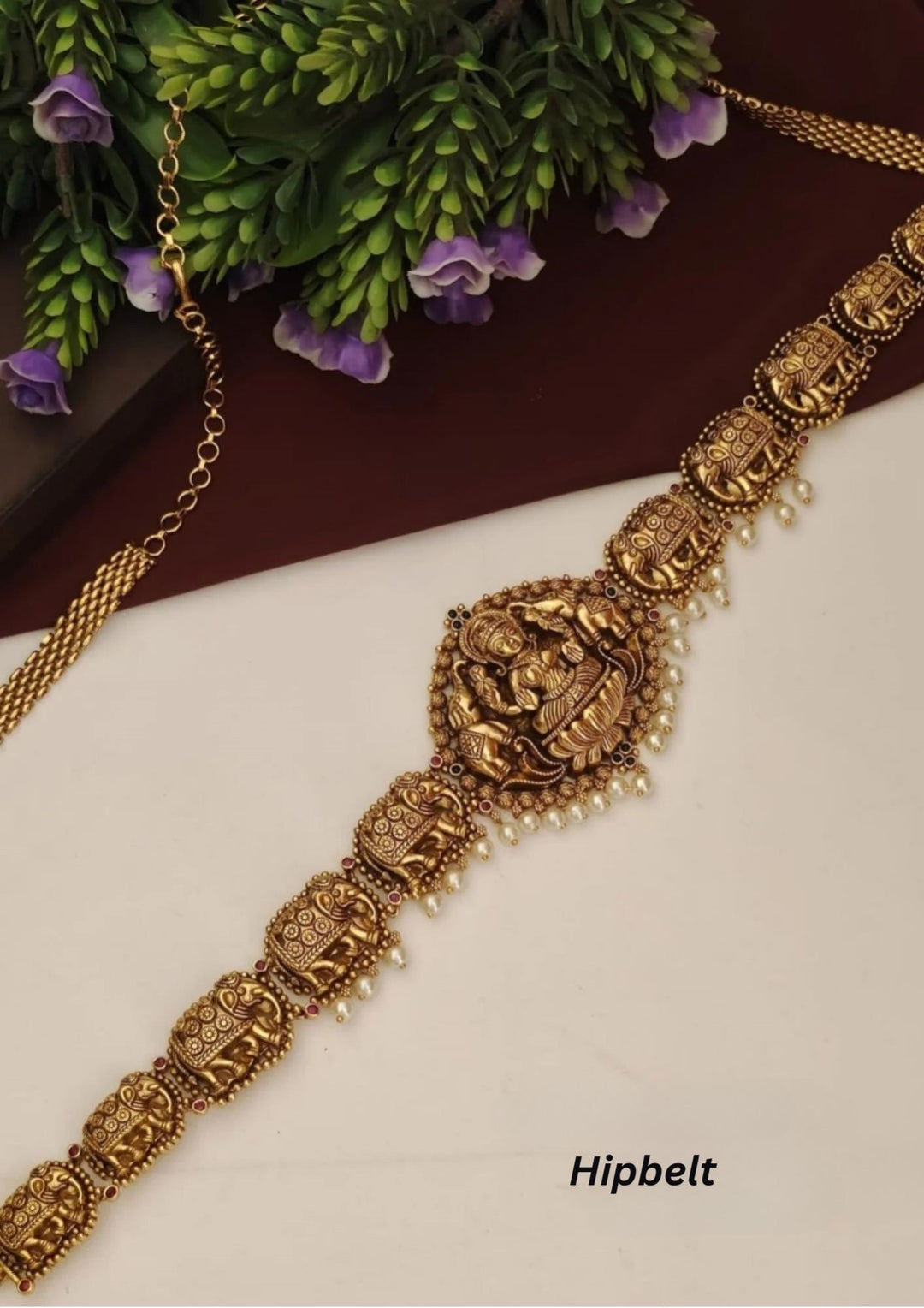 Kundan Temple Hipbelt (Vaddanam)  s290052