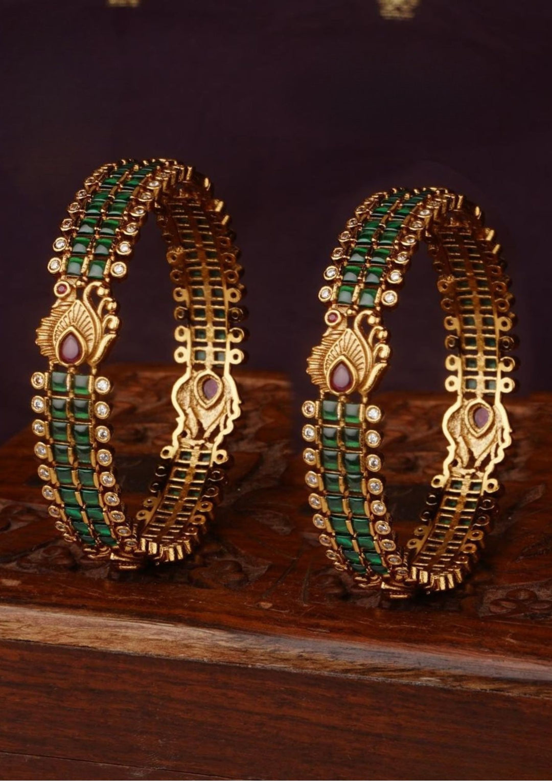 Kundan Bangles c107020