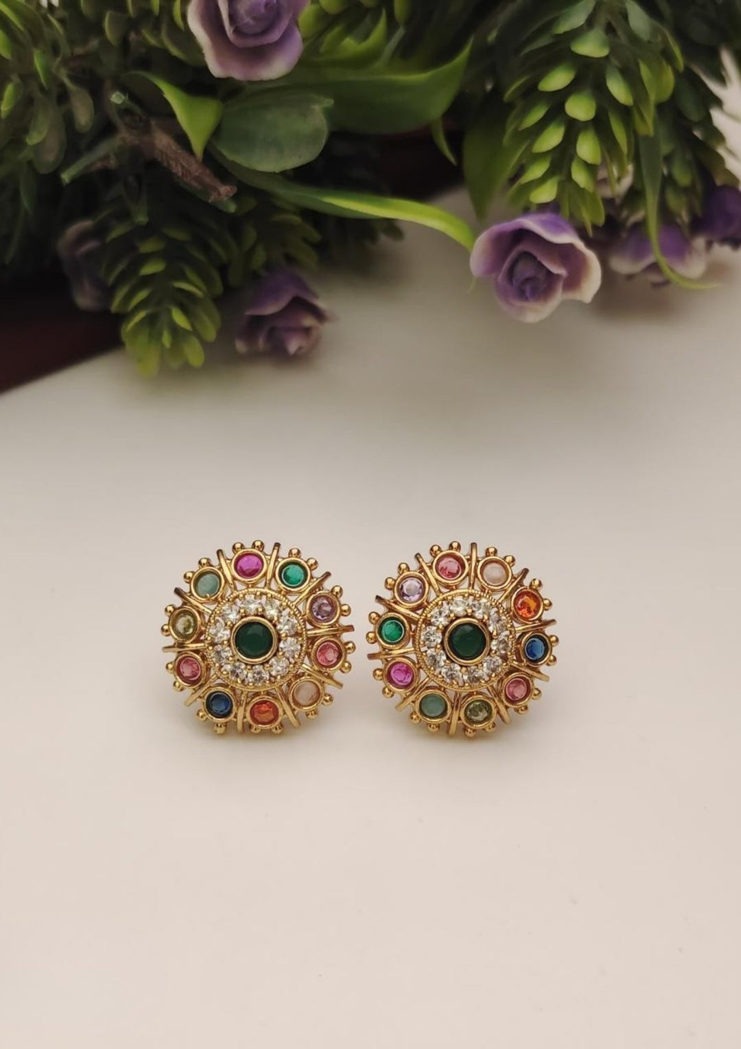 Kundan Studs s75055