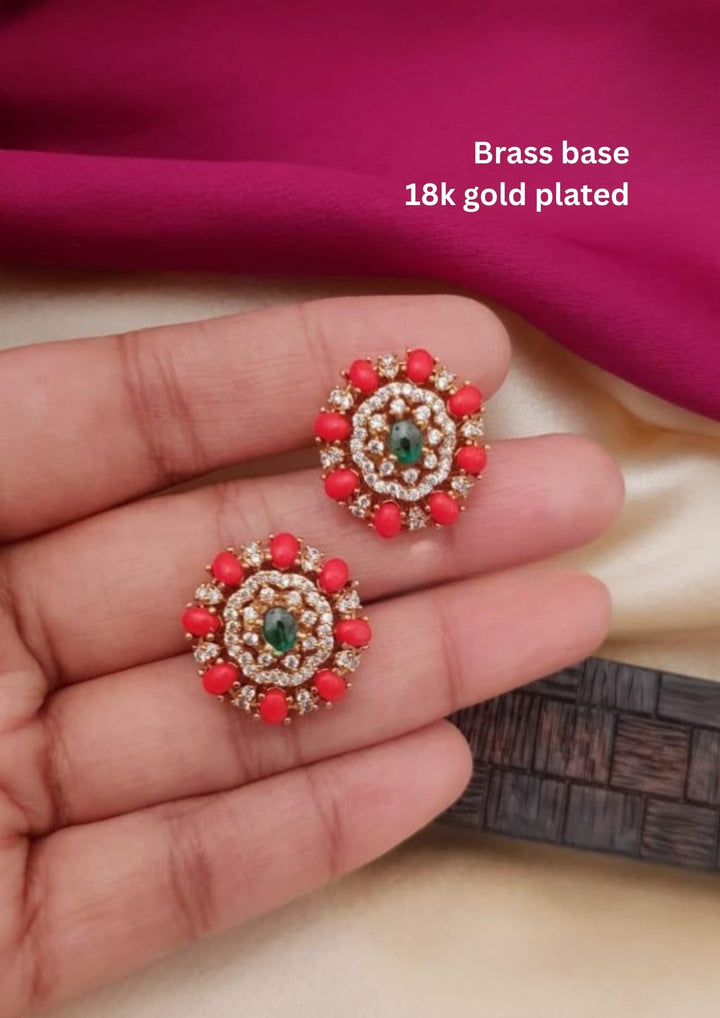 Kundan Studs g10520