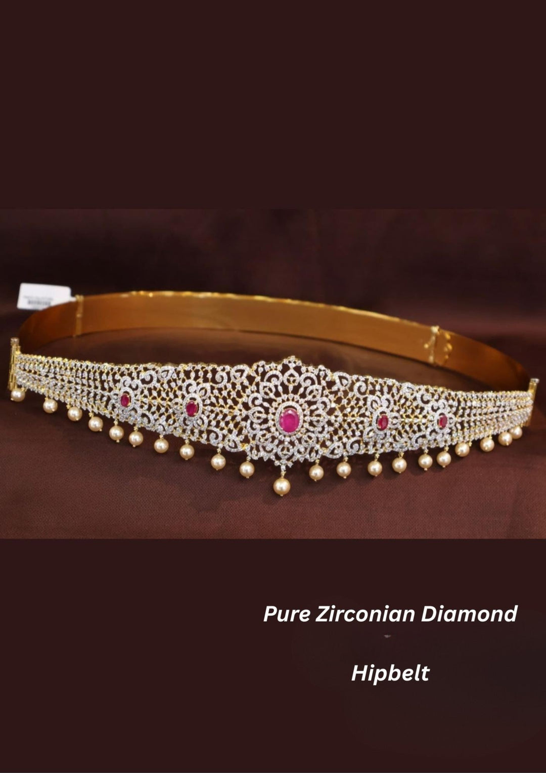 Pure zirconian diamond Hipbelt (Vaddanam) s380043
