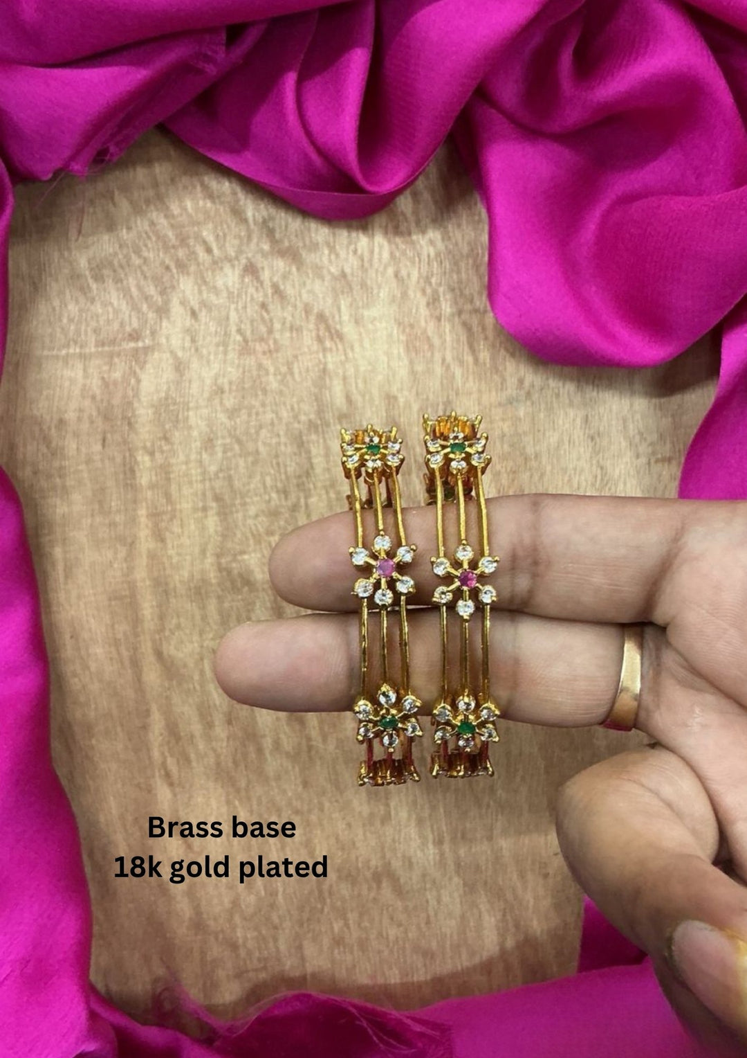 Kundan Bangles (set of 2) c104020