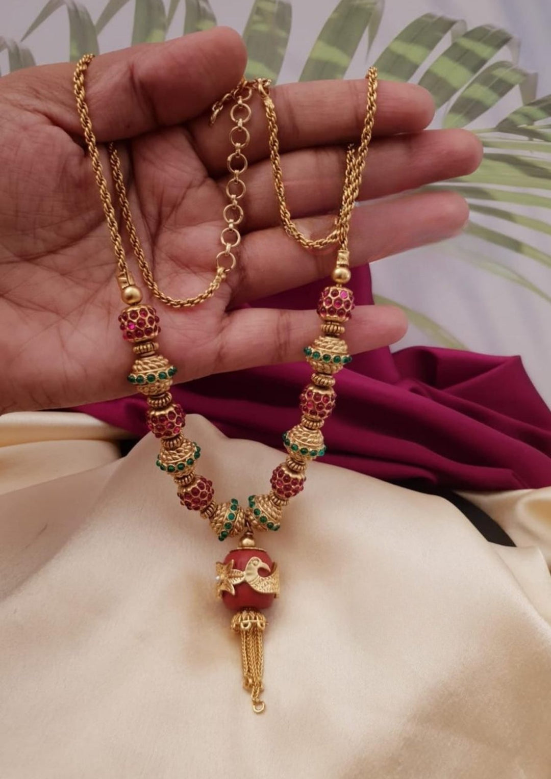 Kundan Antique Necklace g101200