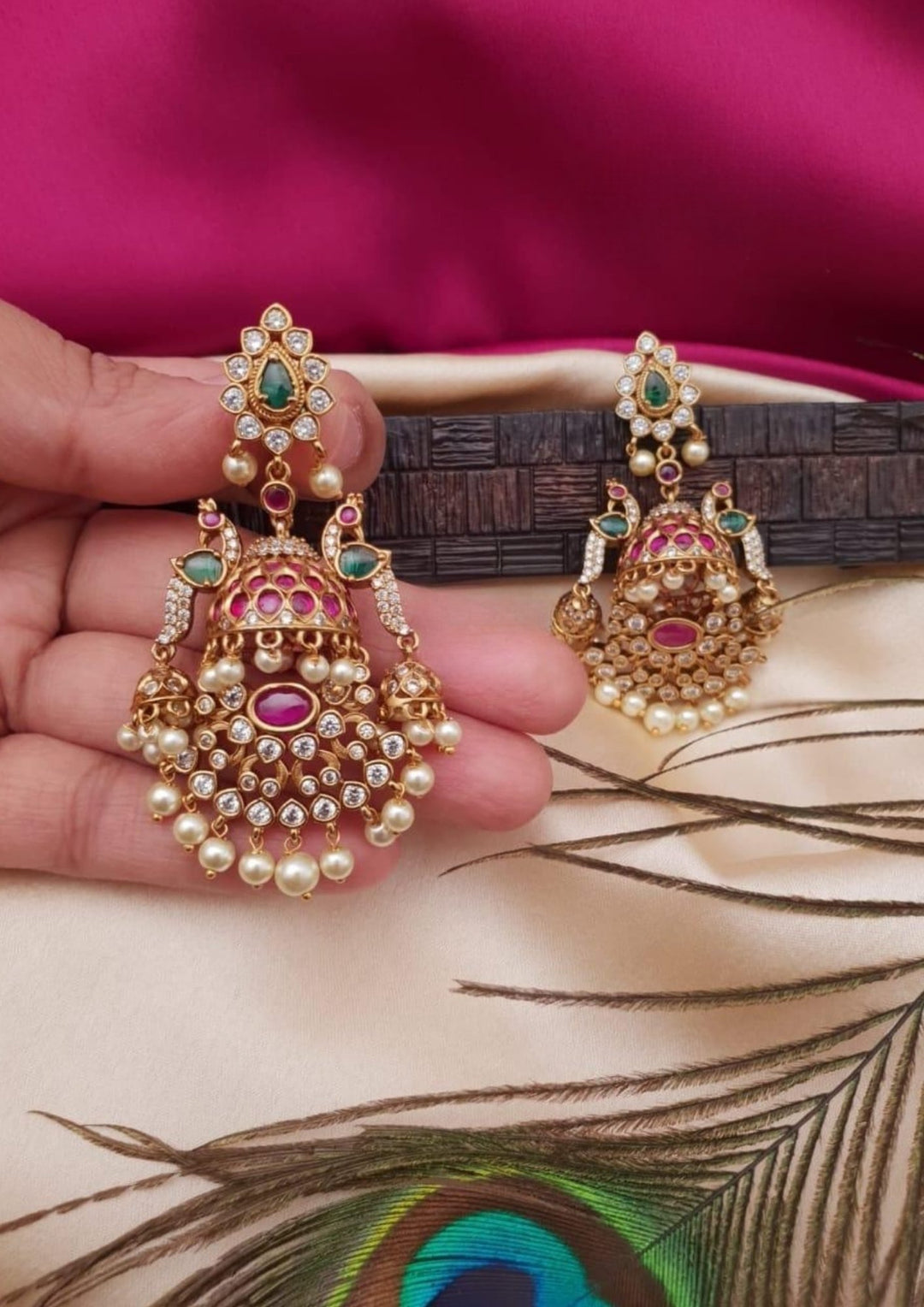 Kundan Stone Earrings g10999