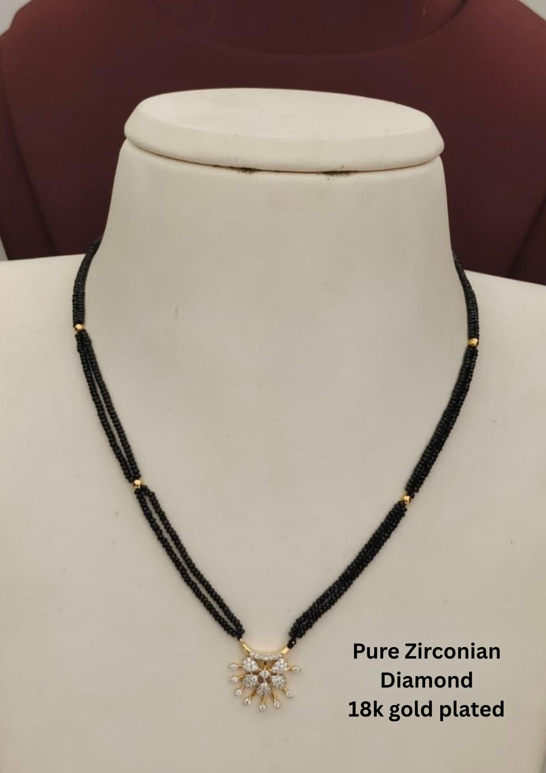 Pure Zirconian Diamond  Mangalsutra s75055