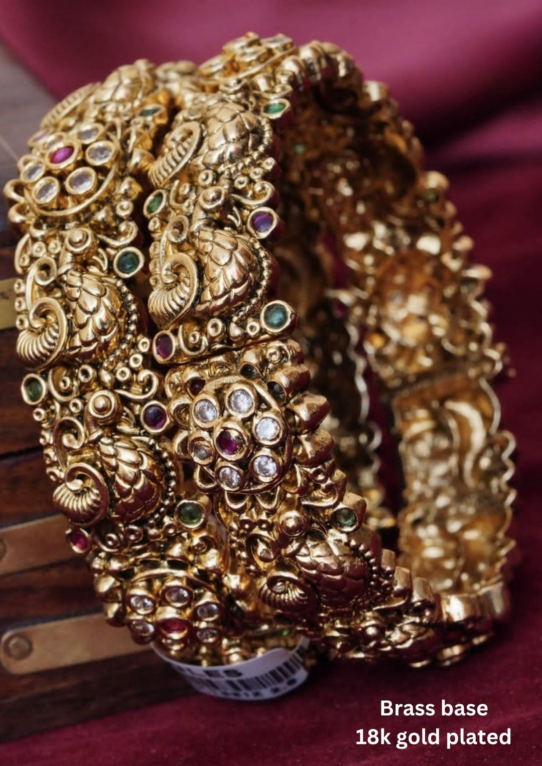 Kundan Bangles (set of 2) yle275