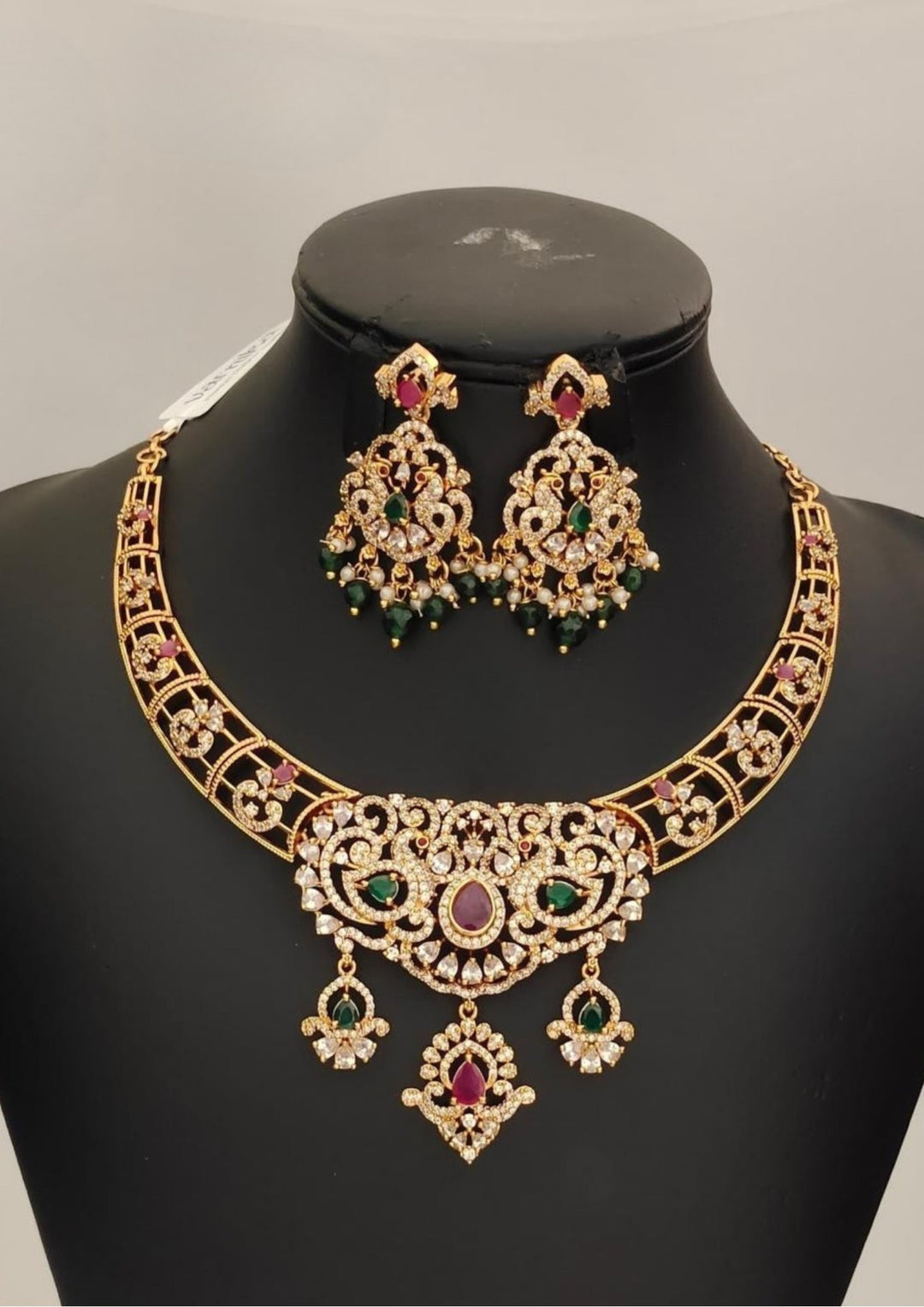 Kundan Necklace with Earrings s 230991